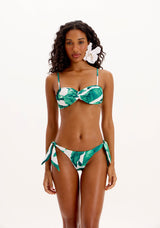 LP White Bikini With Leaves