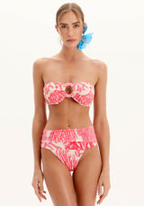 LP White Bikini With Pink Corals II