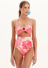 LP White Bikini With Pink Corals II