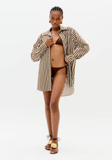 LP Brown Stripped Shirt
