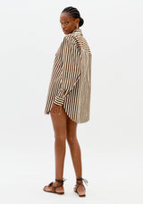 LP Brown Stripped Shirt