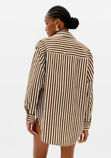 LP Brown Stripped Shirt