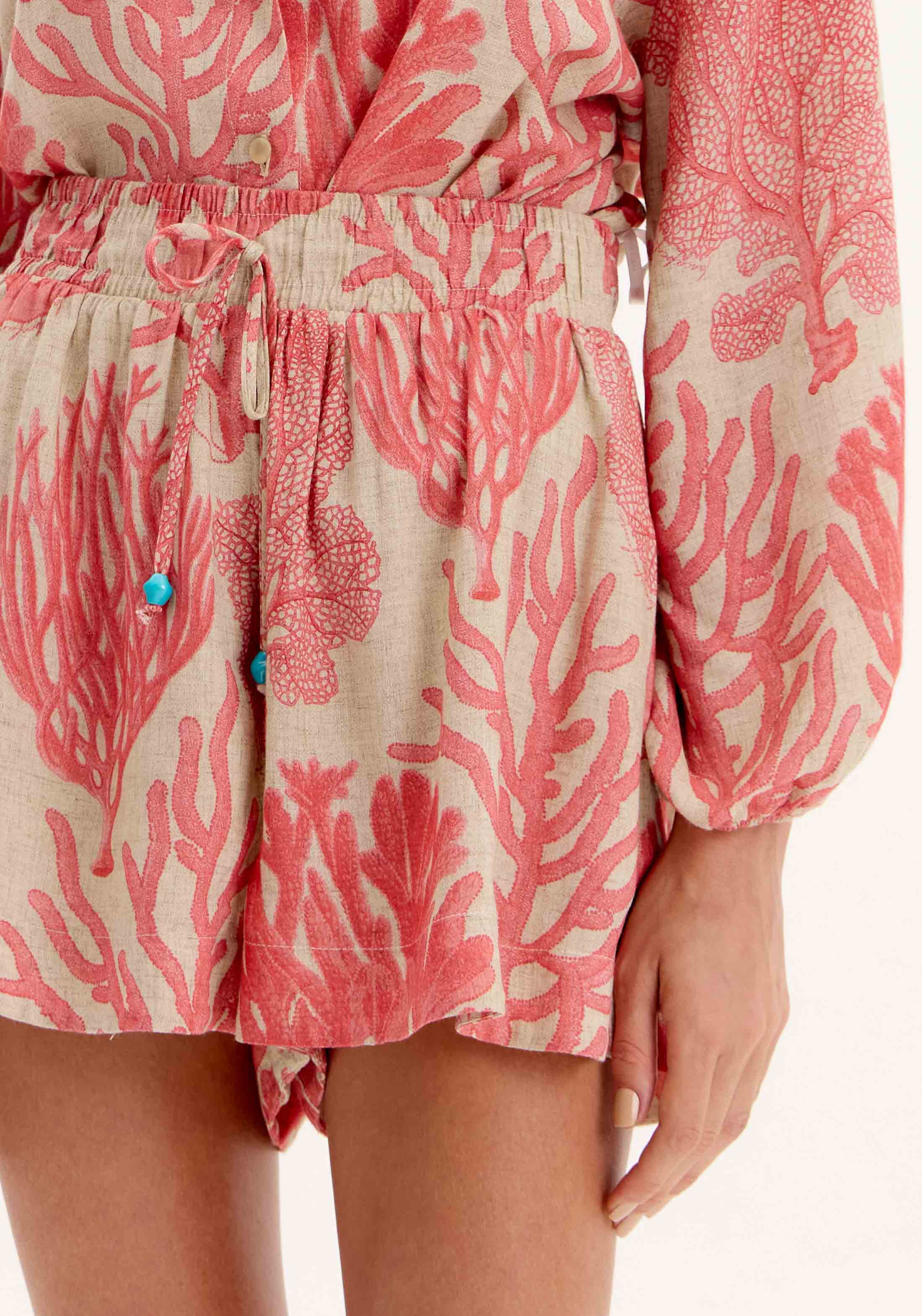 LP Coral Printed Shorts