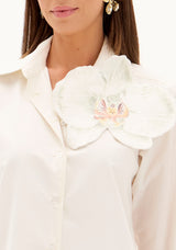 AM Long Sleeve Shirt with Flower