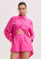 AM Pink Low-Waist Shorts