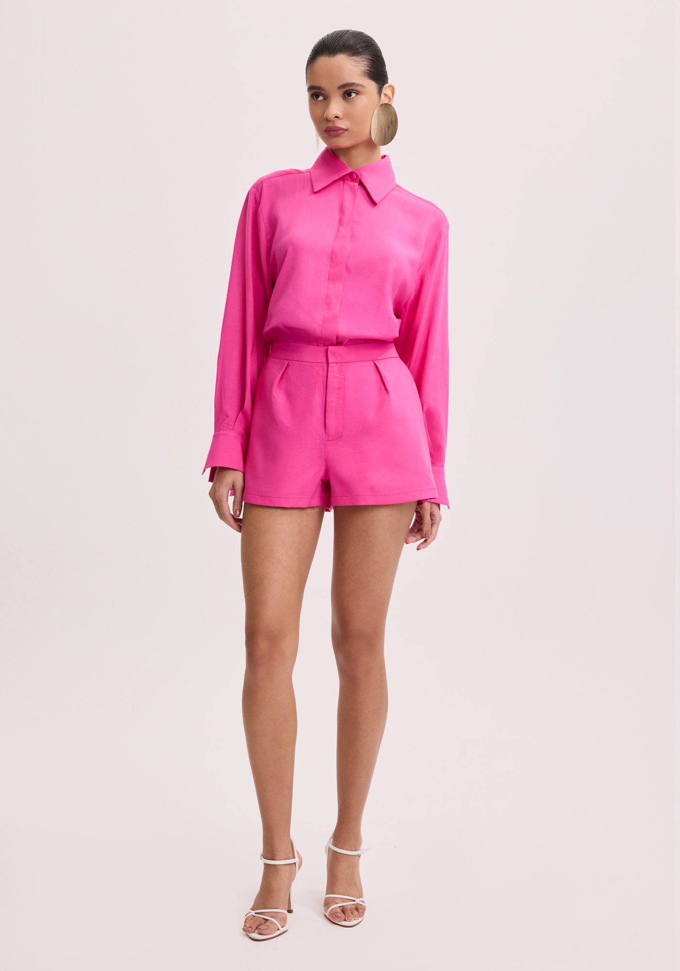 AM Pink Low-Waist Shorts