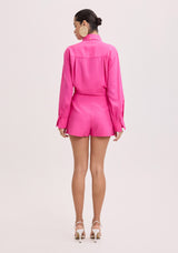 AM Pink Low-Waist Shorts