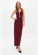 LP Brown Midi Dress