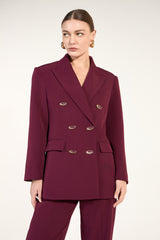 SK Burgundy Blazer