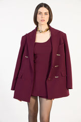 SK Burgundy Blazer