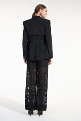 SK Black Tulle Shirt
