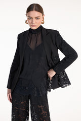 SK Black Blazer Set