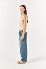 SK Jeans With Ruffled Pockets