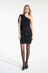 SK Black Short Skirt
