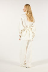 SK White Linen Set