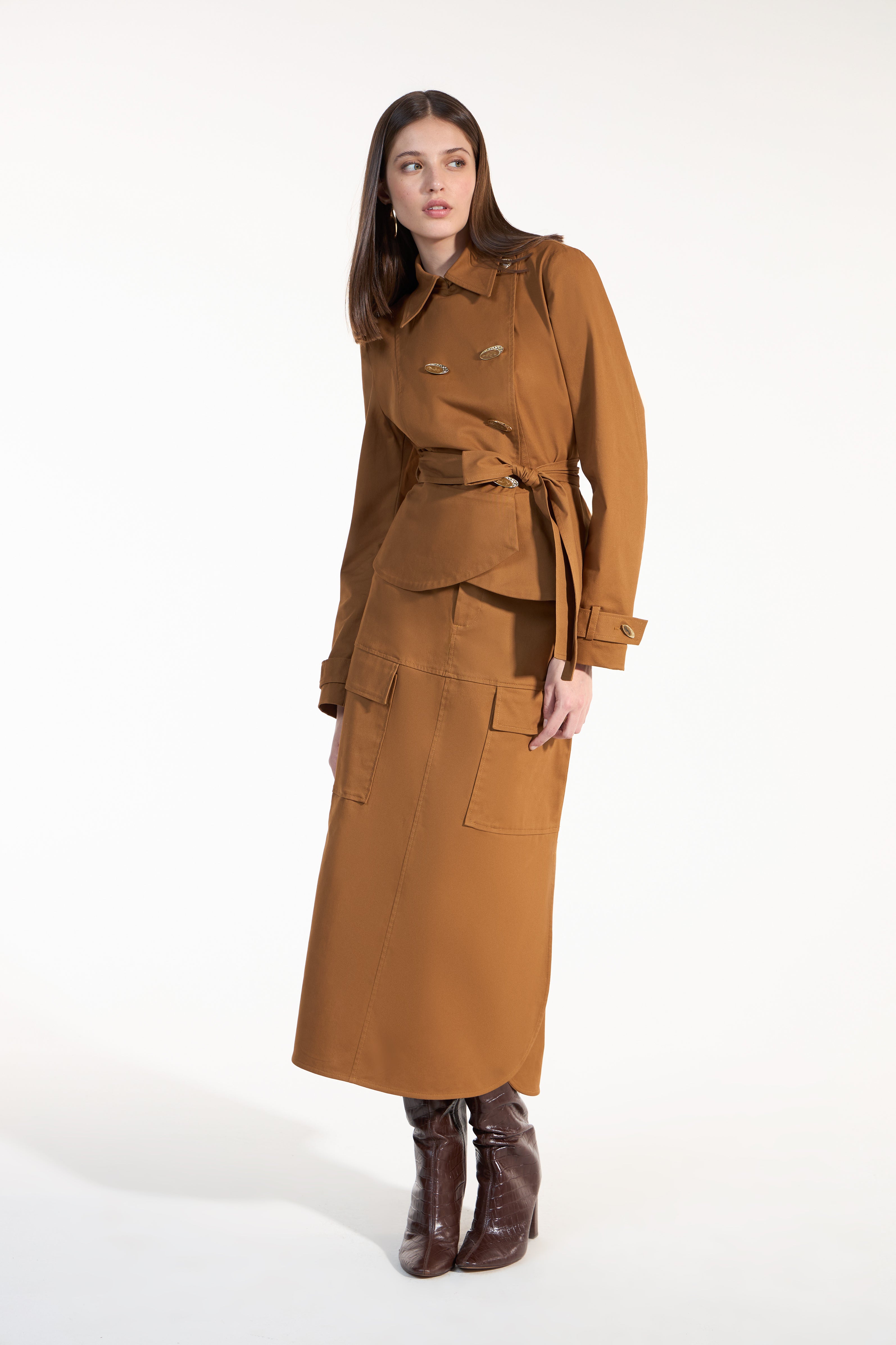 SK Caramel Skirt Set
