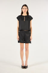 SK Black Shorts Set