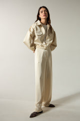 SK Light Beige Jacket Set