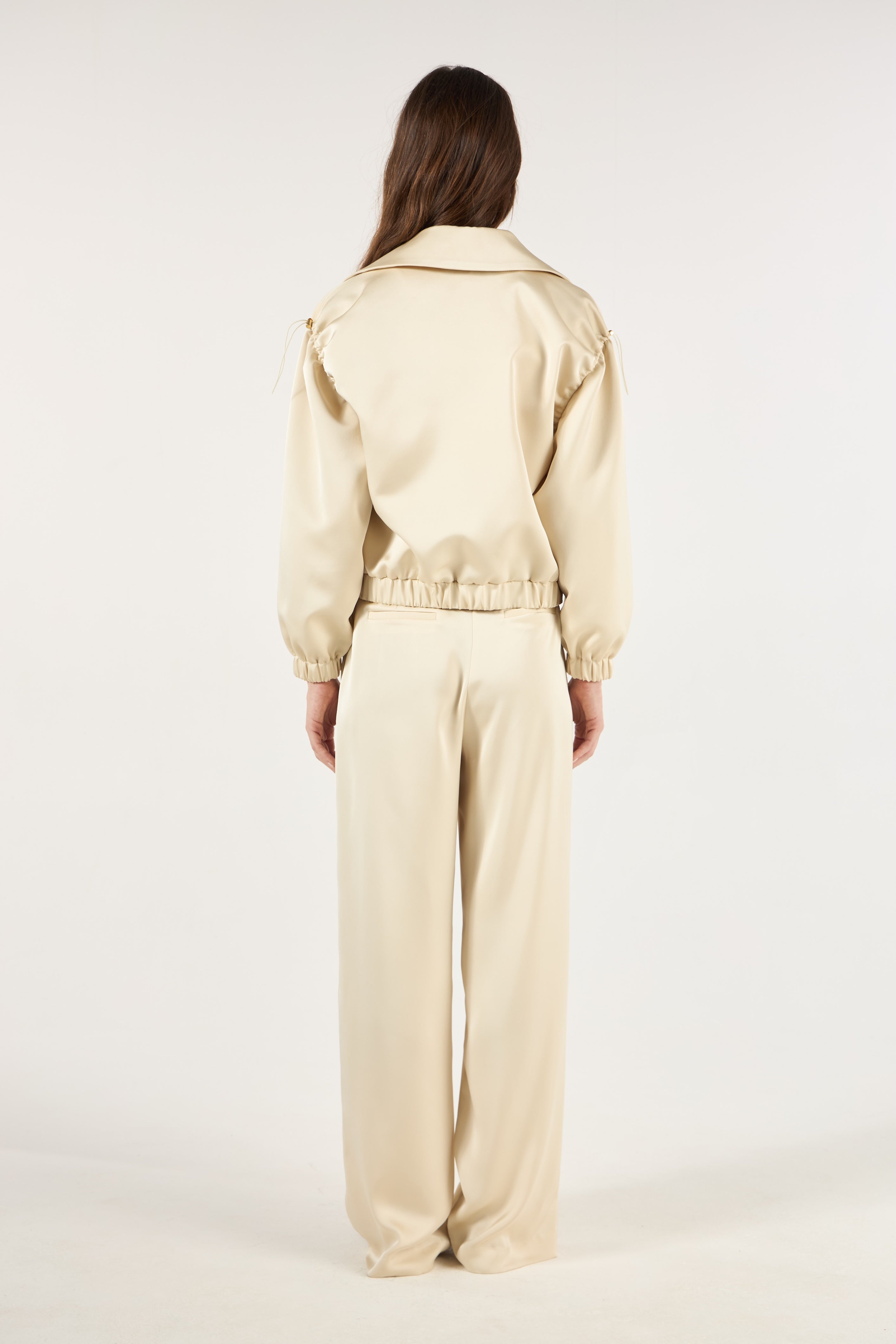 SK Light Beige Jacket Set