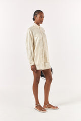 SK Off-White Shorts Set