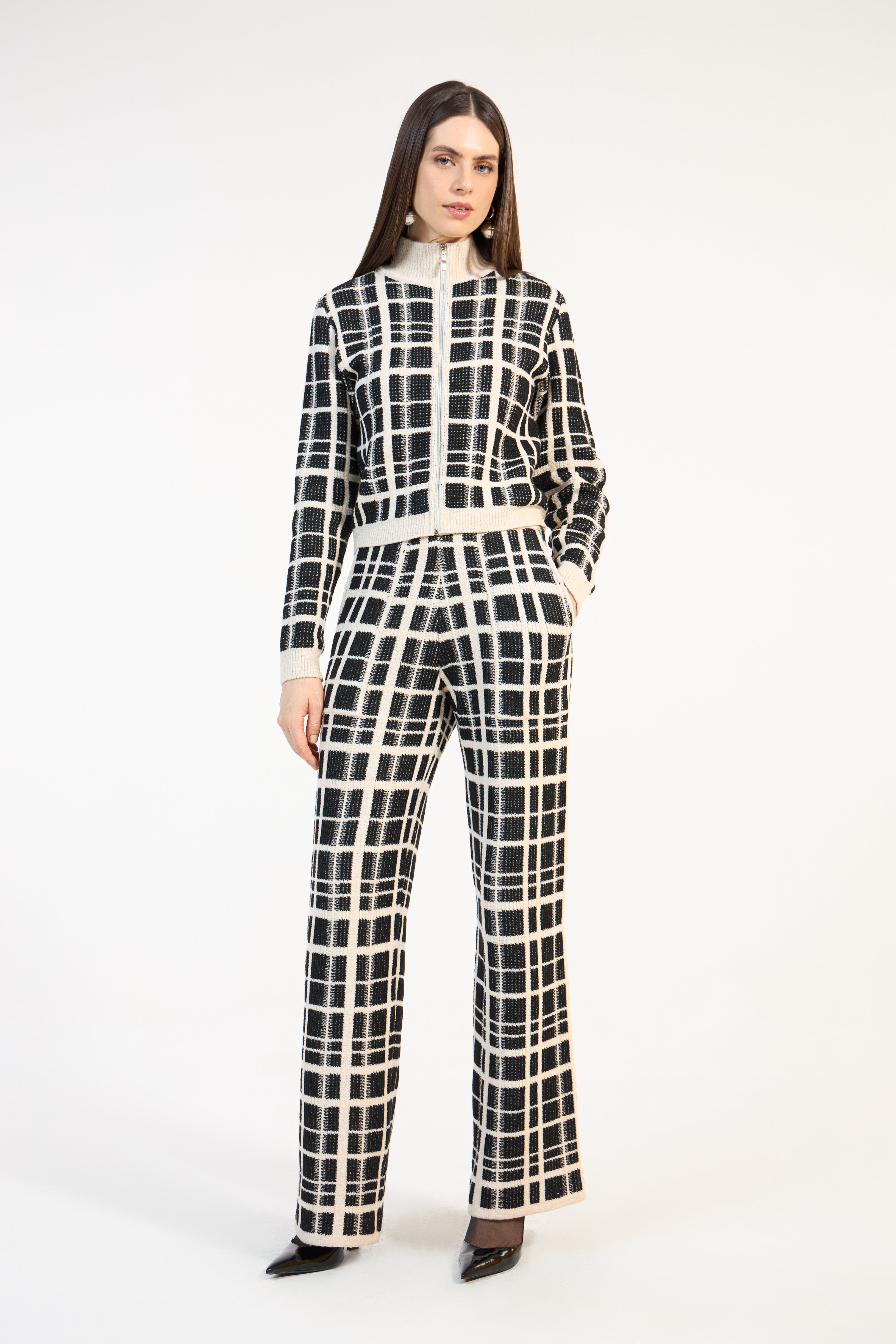 SK Black Checkered Set