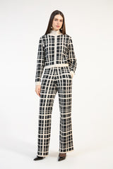 SK Black Checkered Set