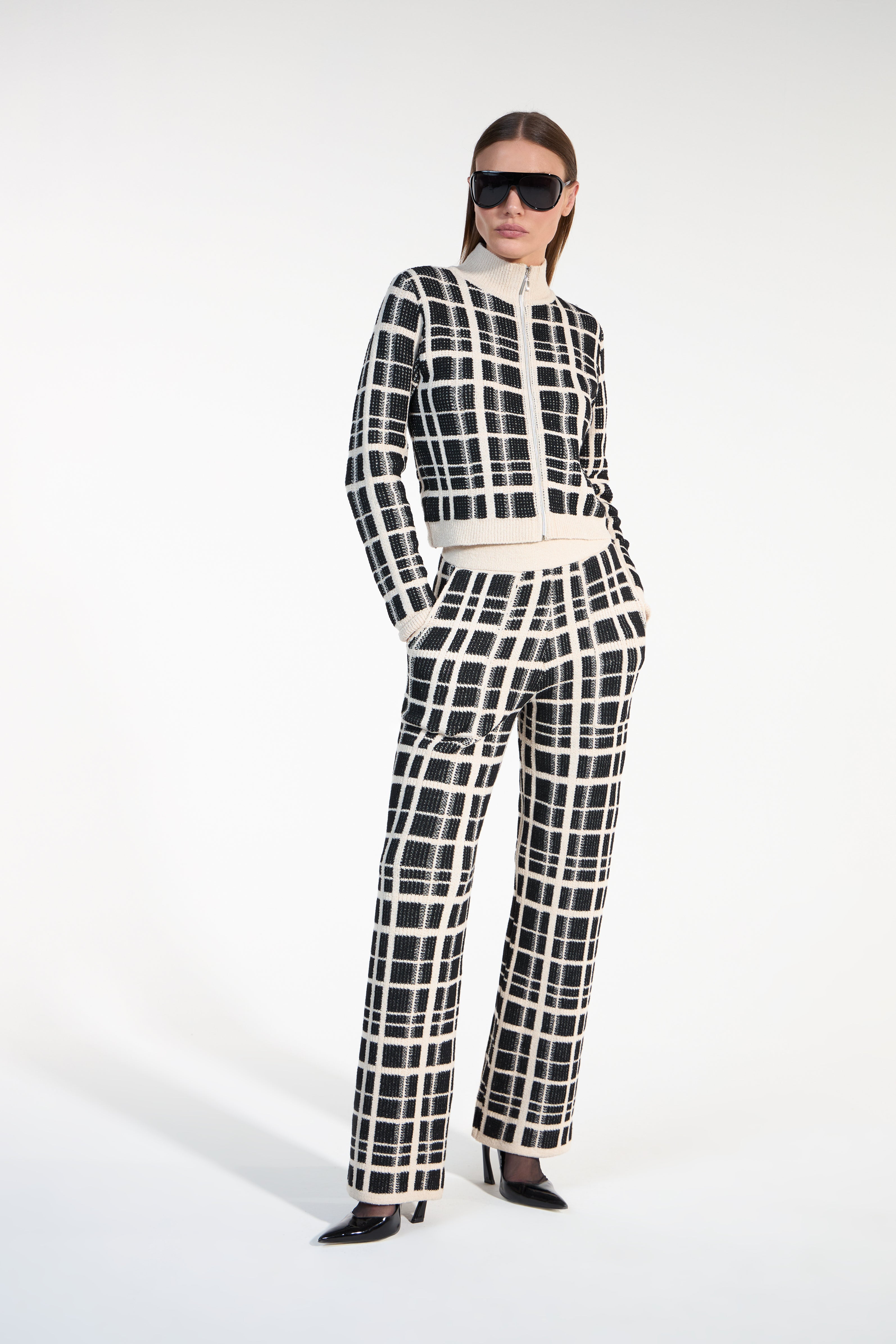 SK Black Checkered Set