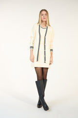 SK Off-White Cardigan Set