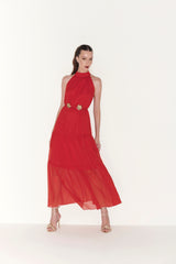 FC Red Midi Dress