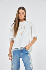 SK White Lace Blouse II
