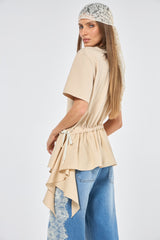 SK Beige Blouse