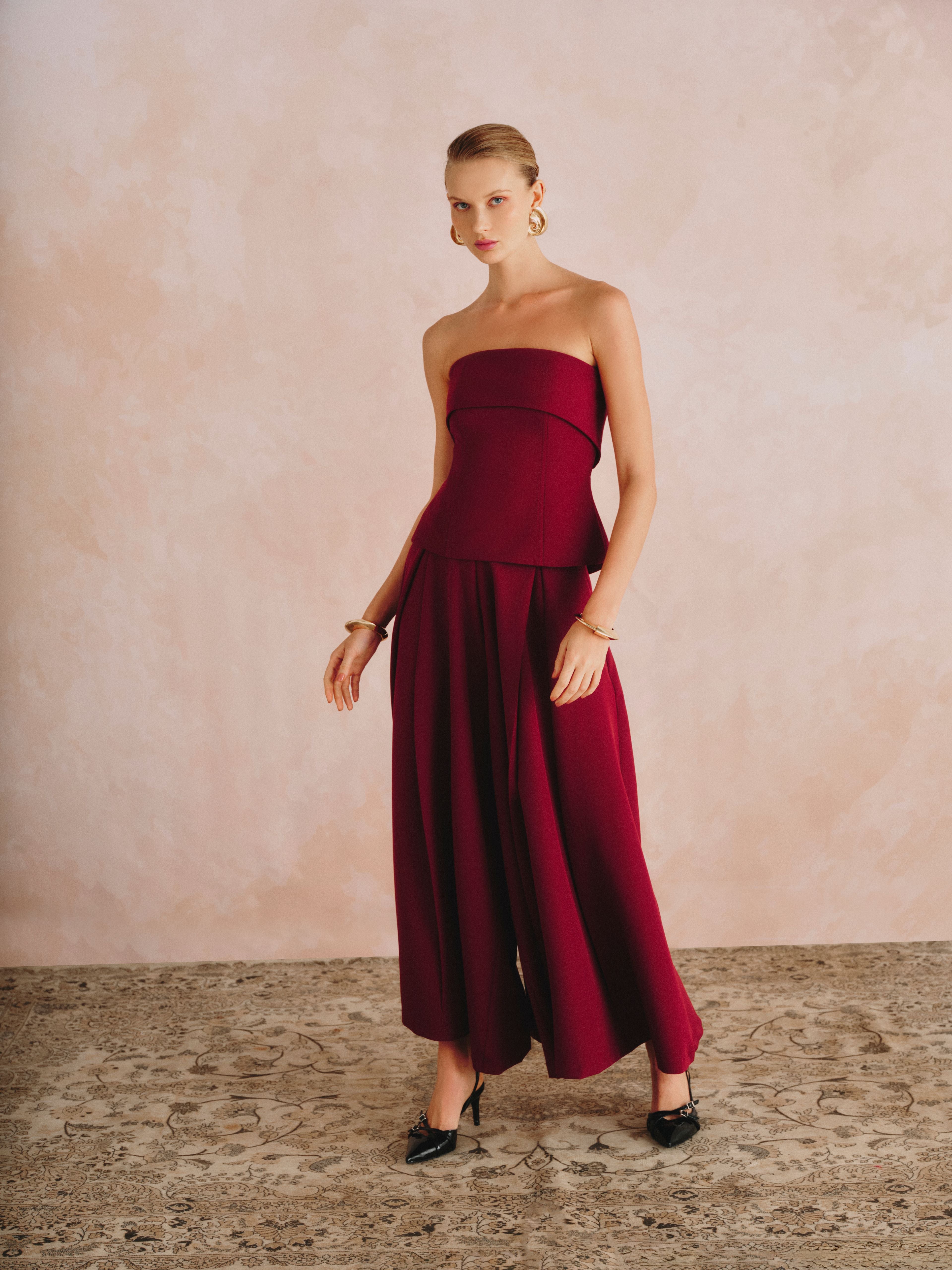 RL Cecilia Tailored Maxi Palazzo Pants II