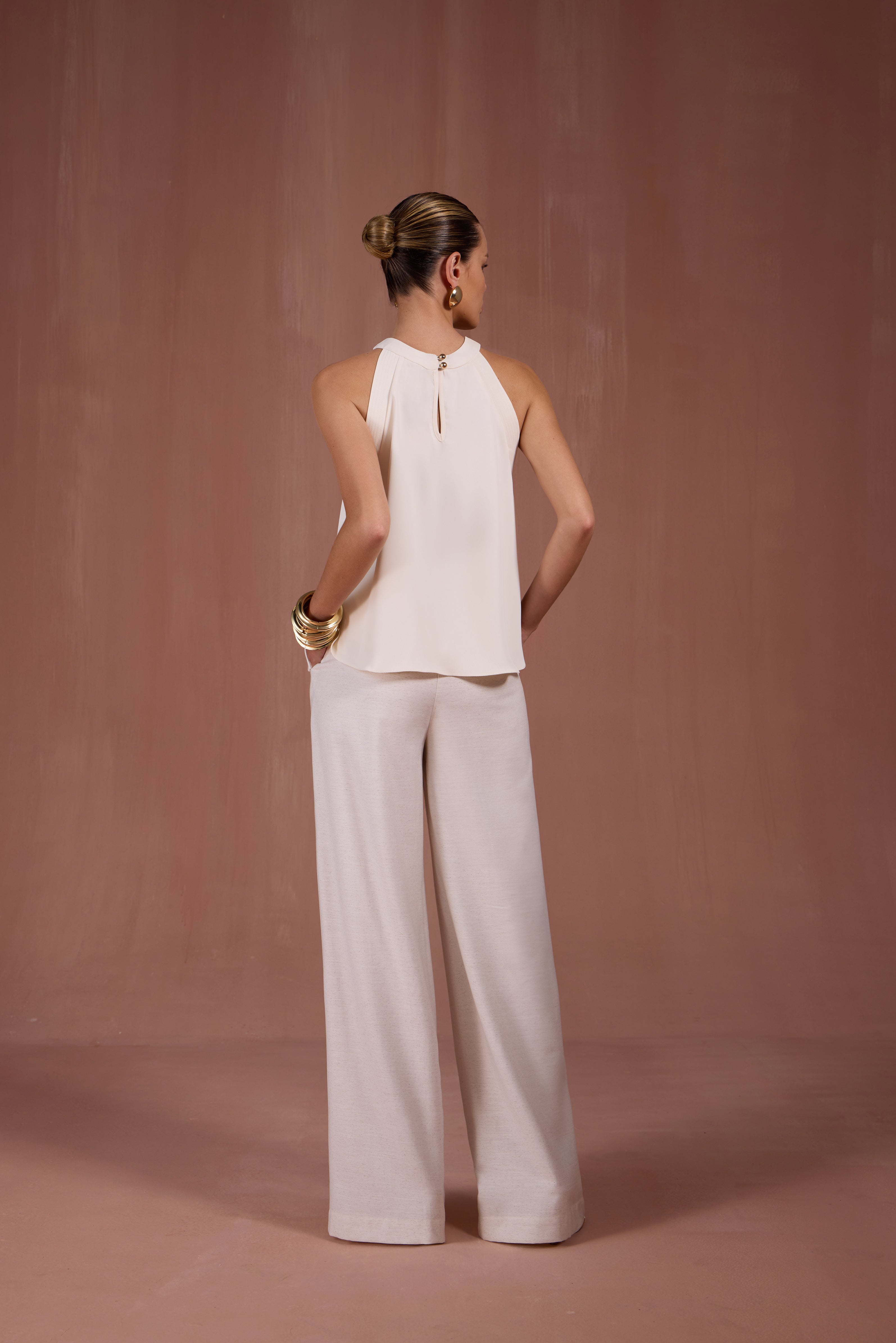 SK Off-White Blouse