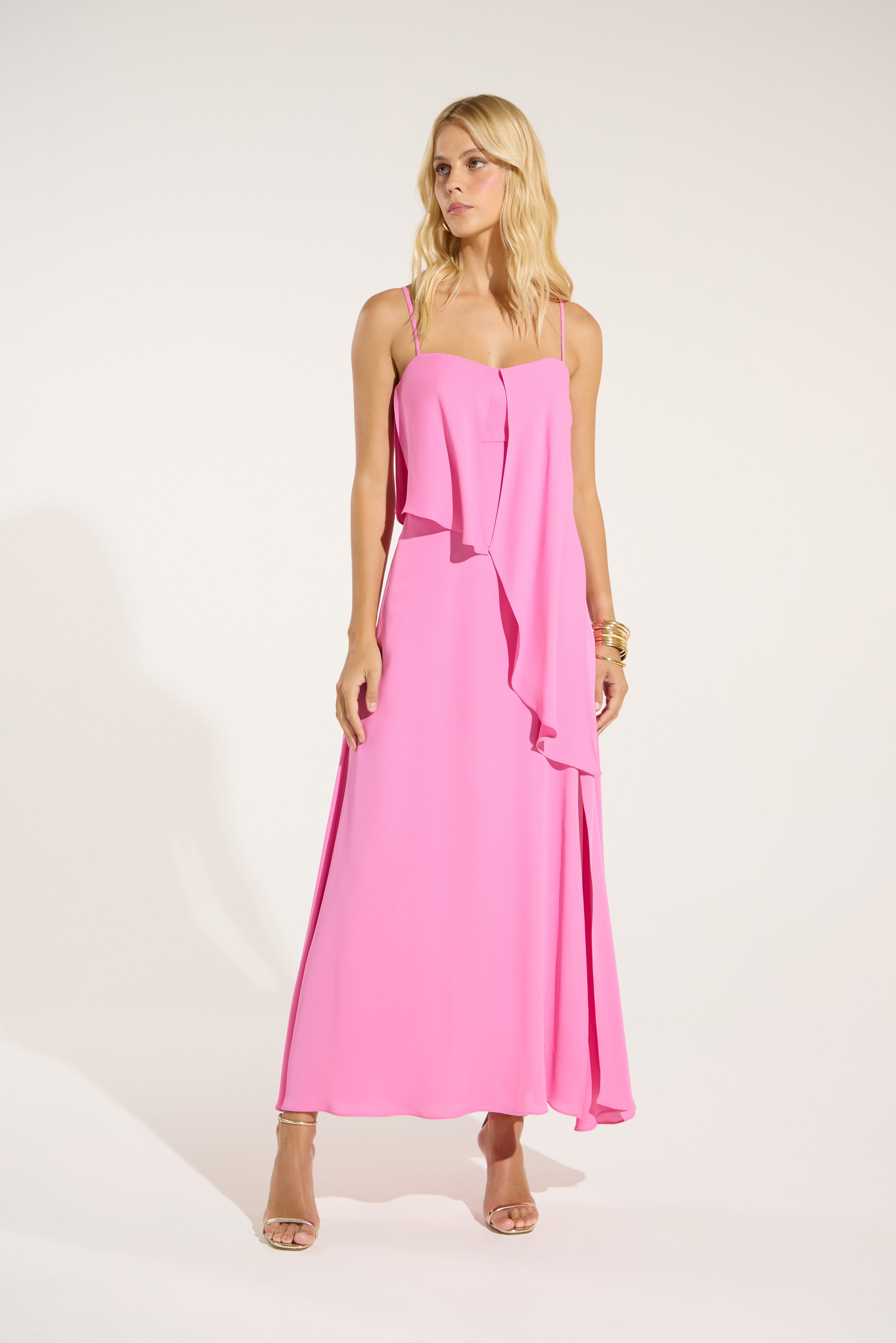SK Pink Midi Dress