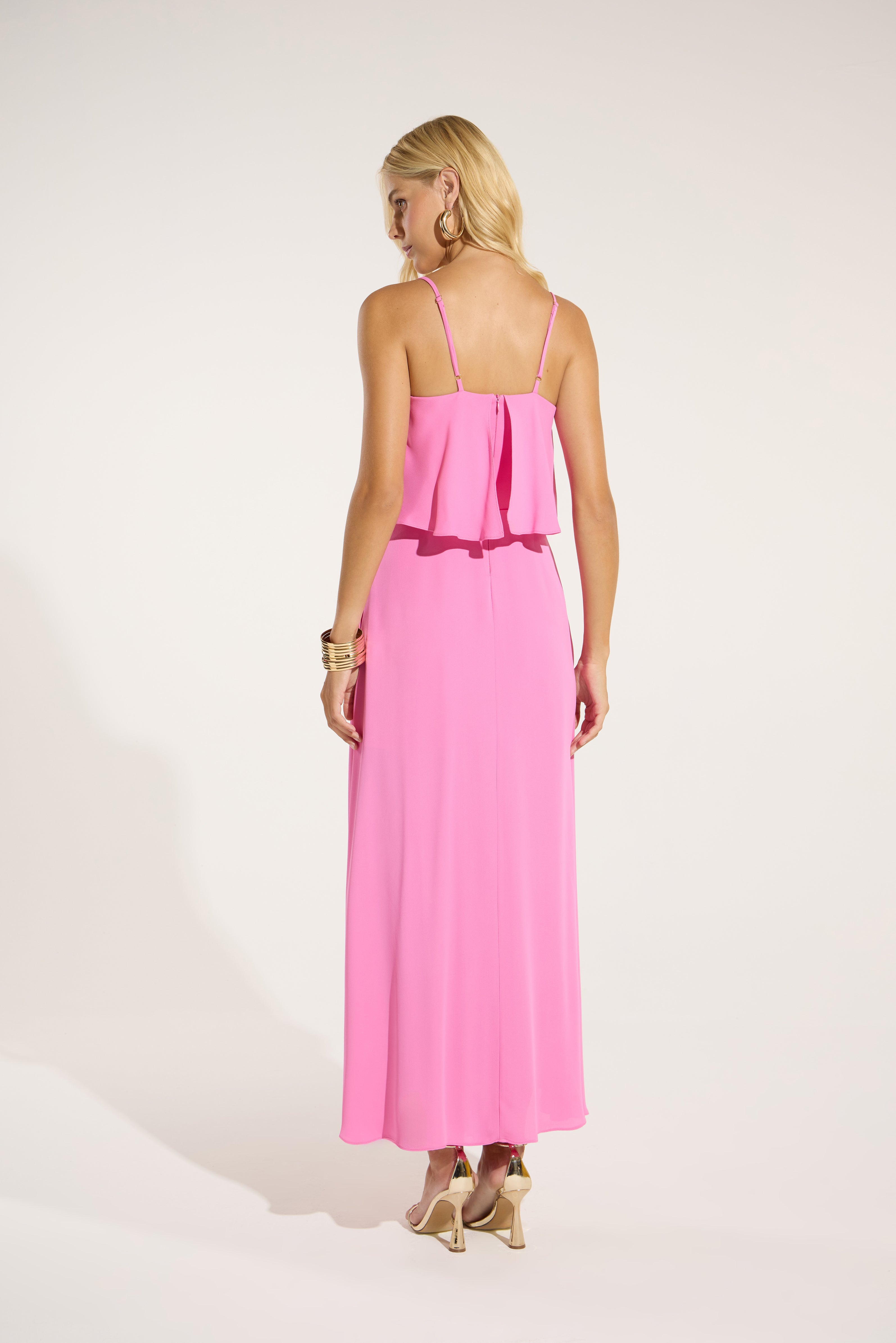 SK Pink Midi Dress