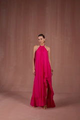 SK Pink Long Dress