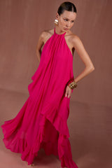 SK Pink Long Dress