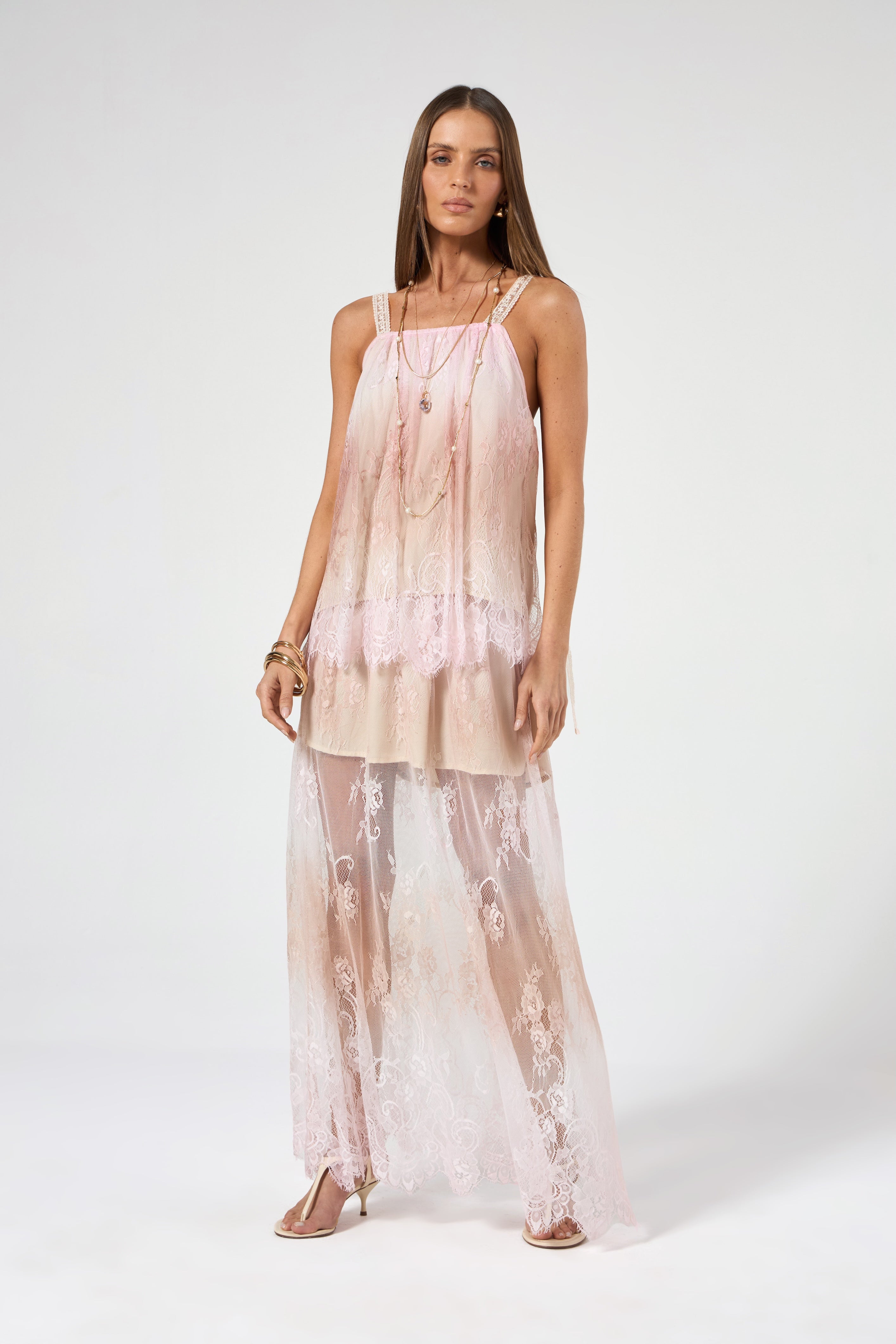 SK Pink Lace set
