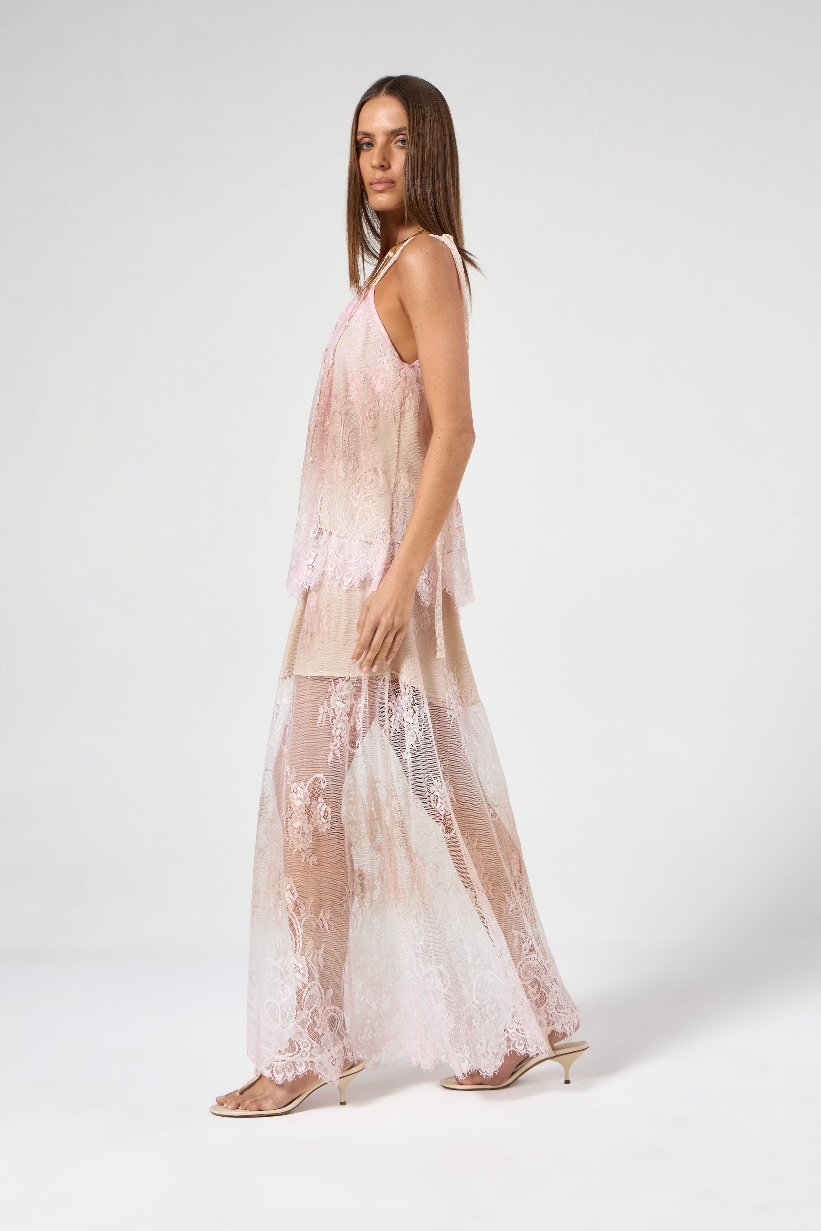 SK Pink Lace set