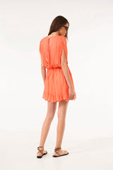 SK Orange Short Dress