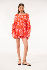 SK Orange Floral Set