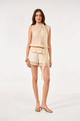 TD Beige Short Set