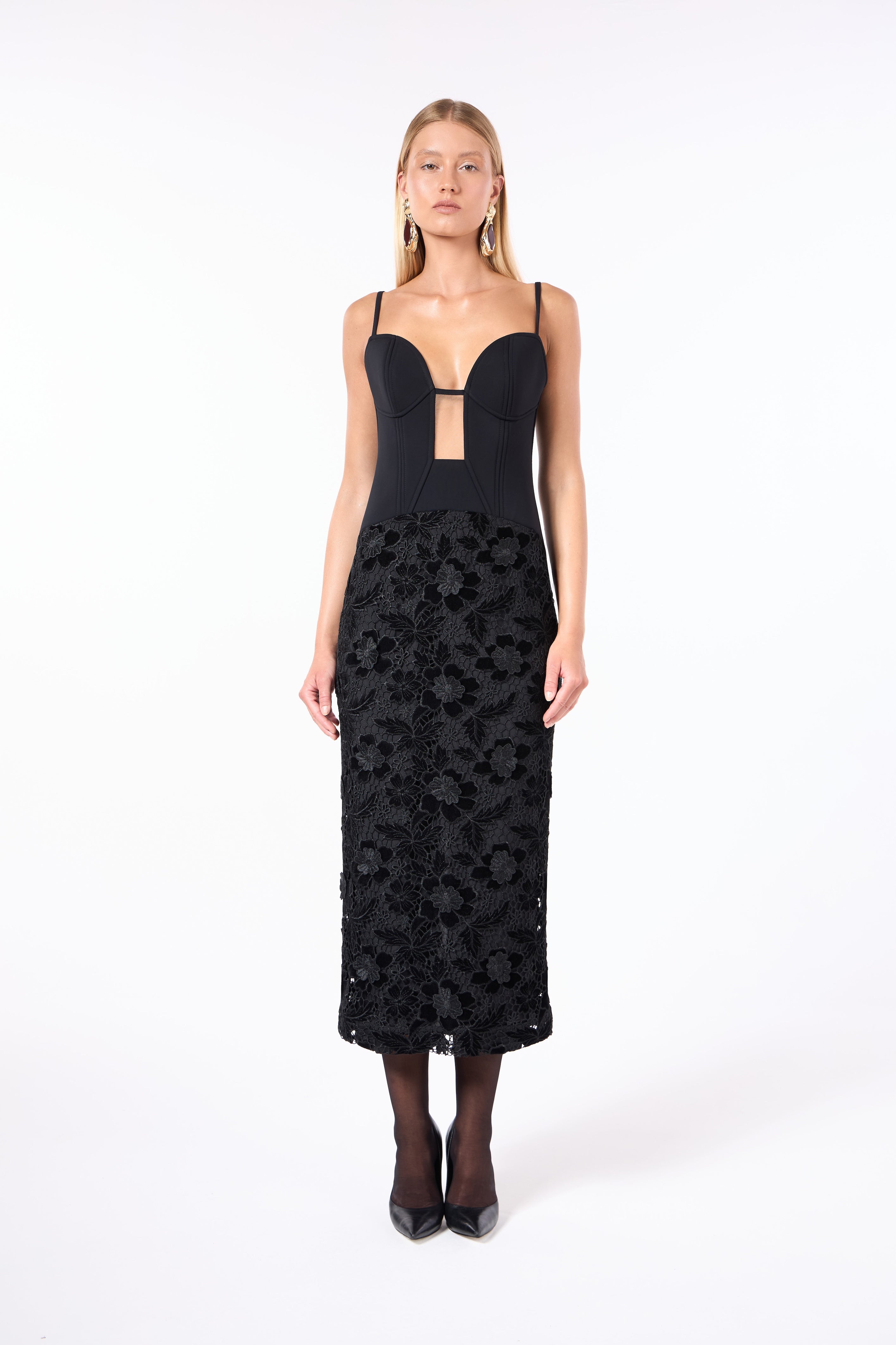 SK Black Midi Dress II