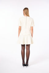 SK Short Off-White Dress