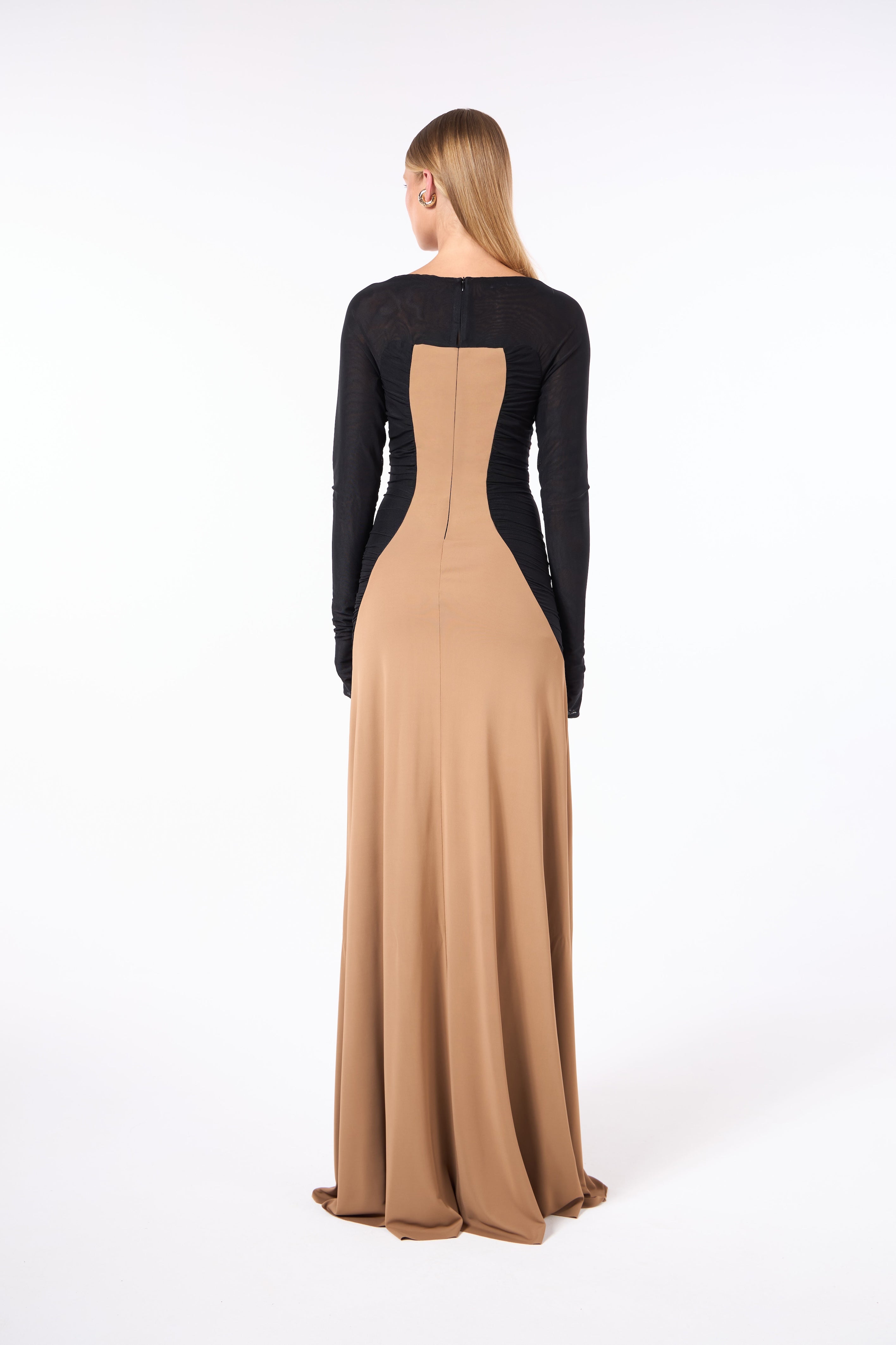 SK Bicolor Long Dress