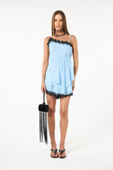 SK Blue Polka Dot Set
