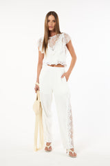 SK White Pants