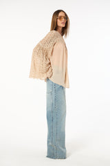 SK Beige Pink Blouse