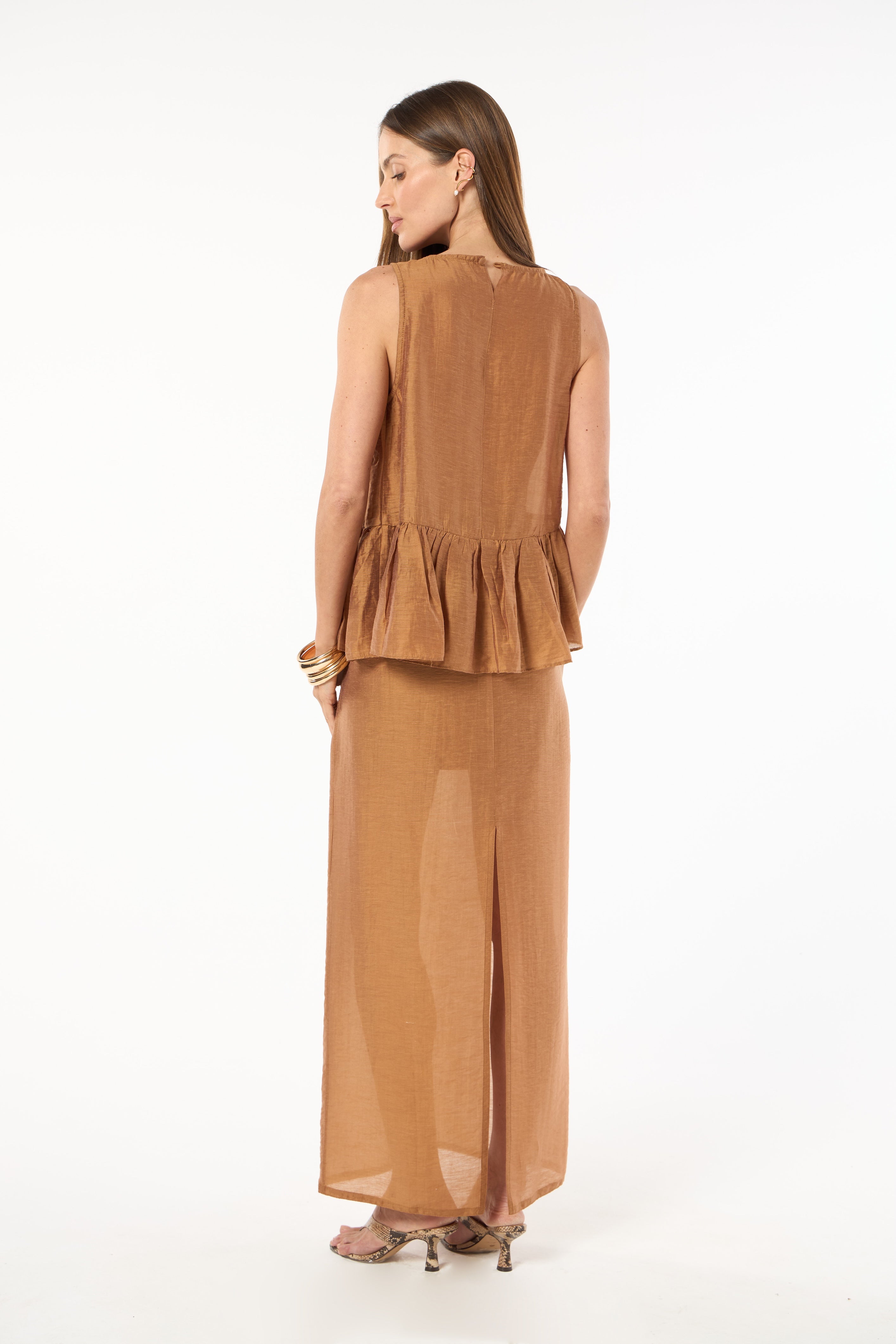 SK Bronze Skirt Set
