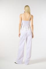 SK White Stripped Set